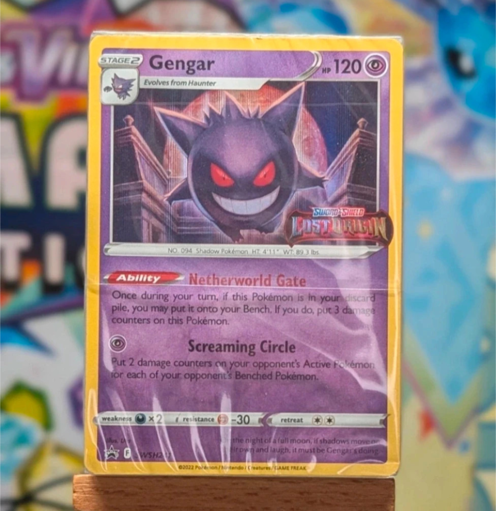 Gengar - SWSH241 - Lost Origin - Stamped Pre-release Promo - Sealed Deck