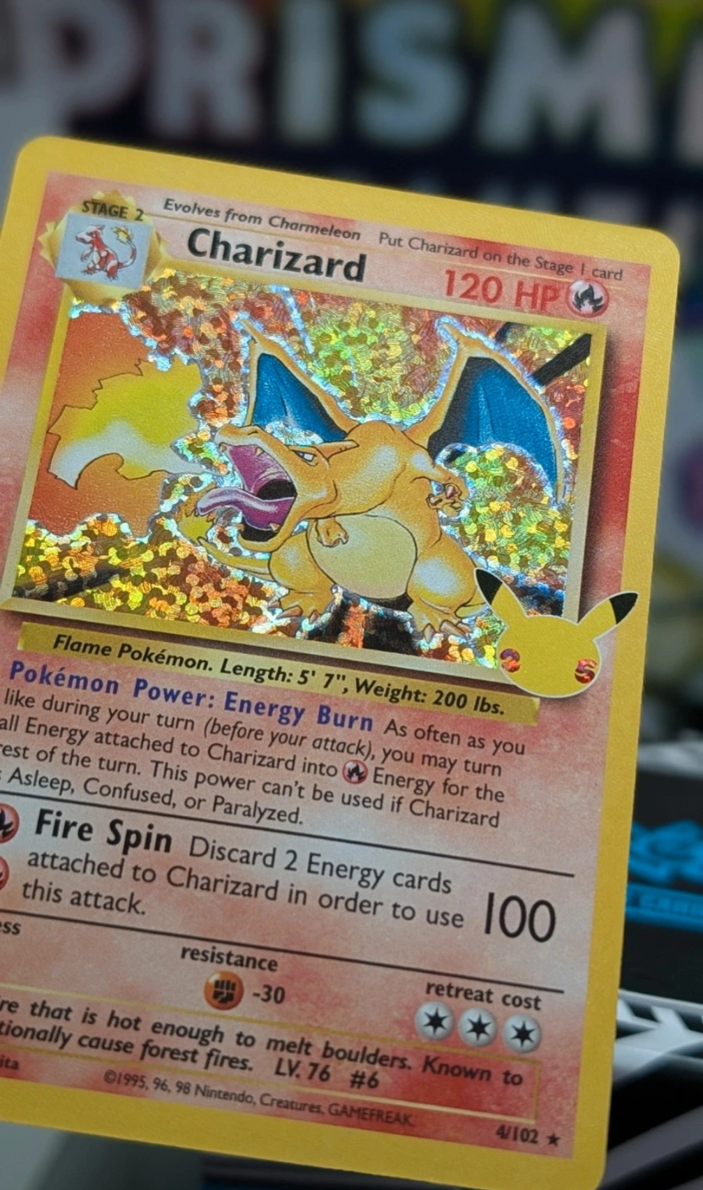 Charizard - 4/102 - Celebrations Classic Collection.