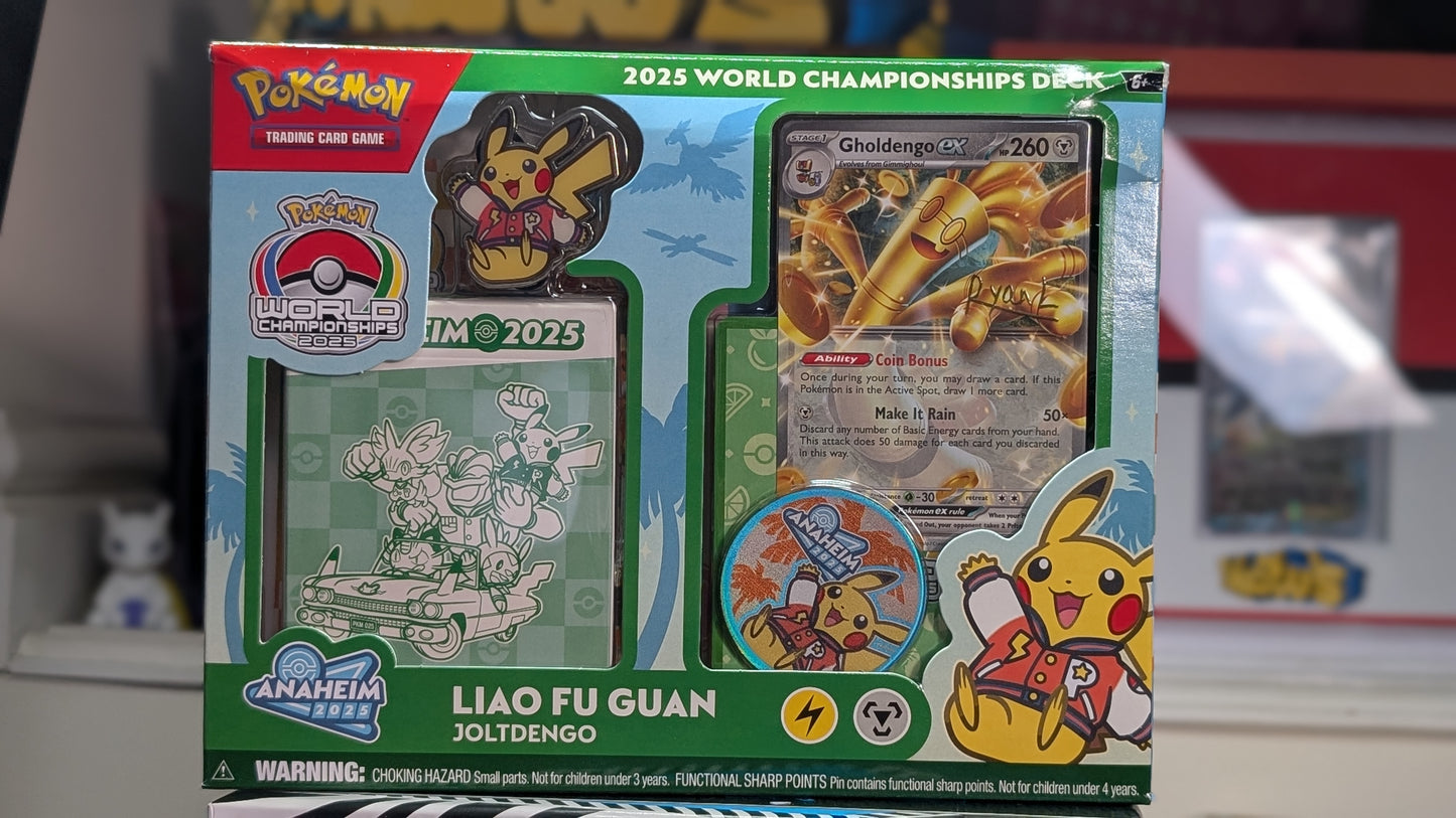 Pokémon 2025 World Championships Deck - Joltdengo - Liao Fu Guan.