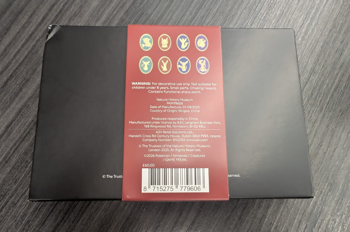 EEVEE Evolution Pin Set - Pokémon X Natural History Museum.
