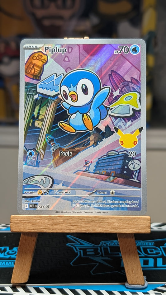 First Partner Illustration Collection - Series 1 Gen 4 - Chimchar, Turtwig, Piplup.