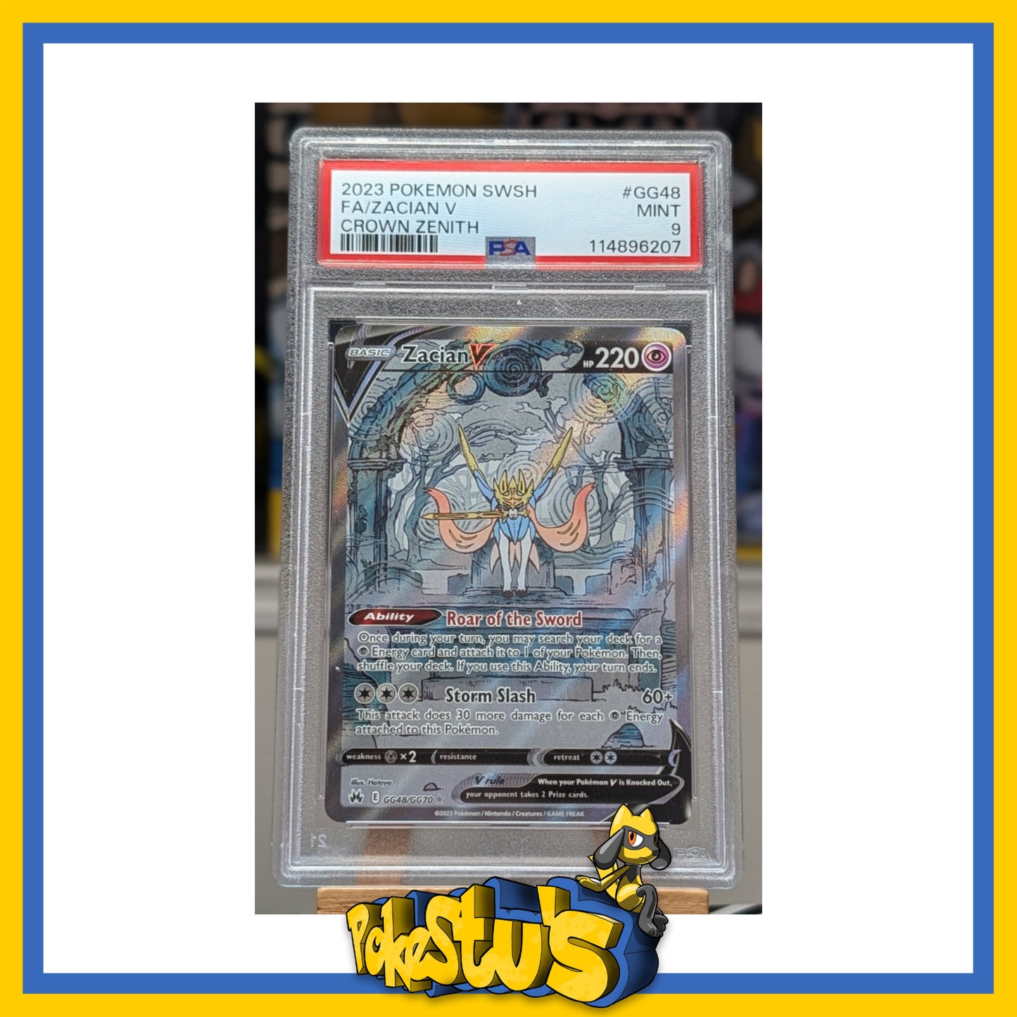 Zacian V - GG48/GG70 - PSA 9