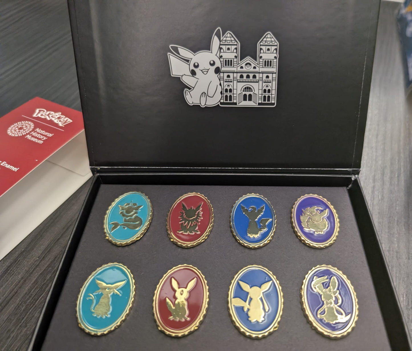 EEVEE Evolution Pin Set - Pokémon X Natural History Museum.