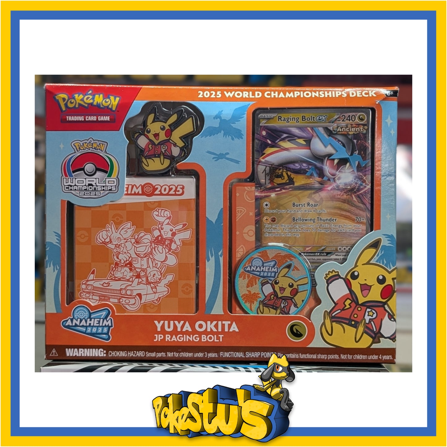 Pokémon 2025 World Championship Deck - Yuya Okita - JP Raging Bolt.
