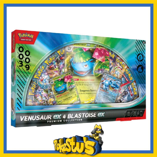 Venusaur ex & Blastoise ex Premium Collection