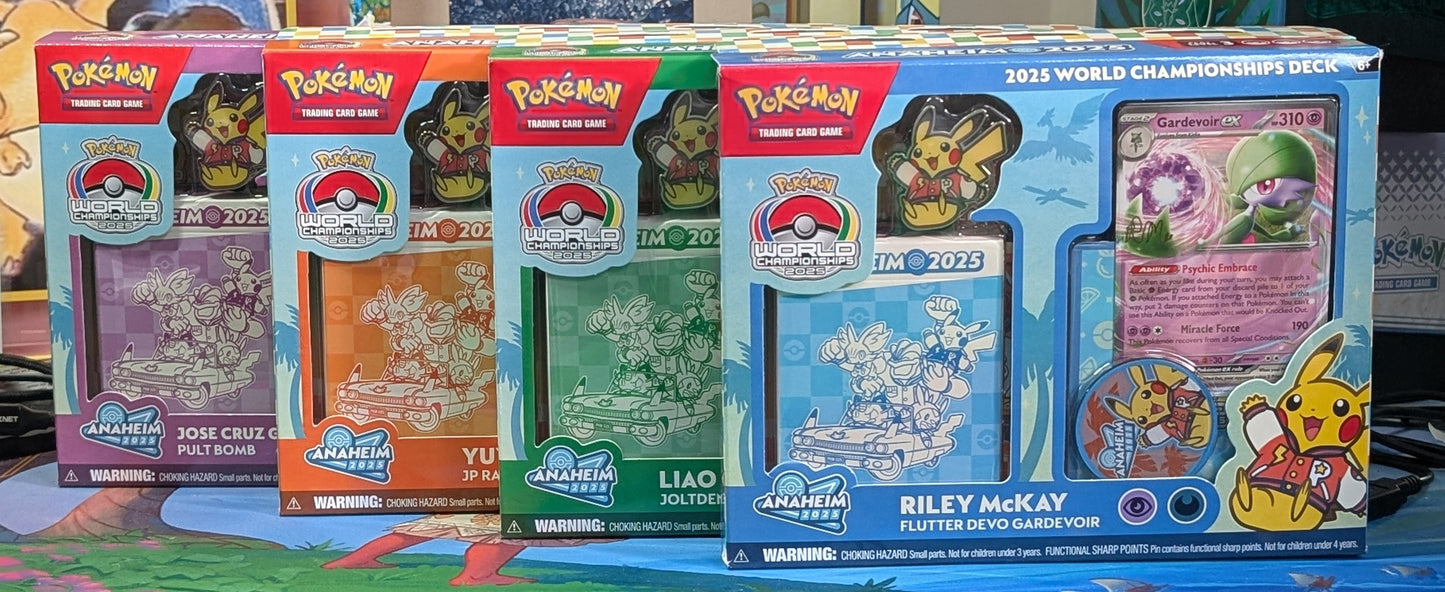 Pokémon World Championship Decks 2025 - Set of 4