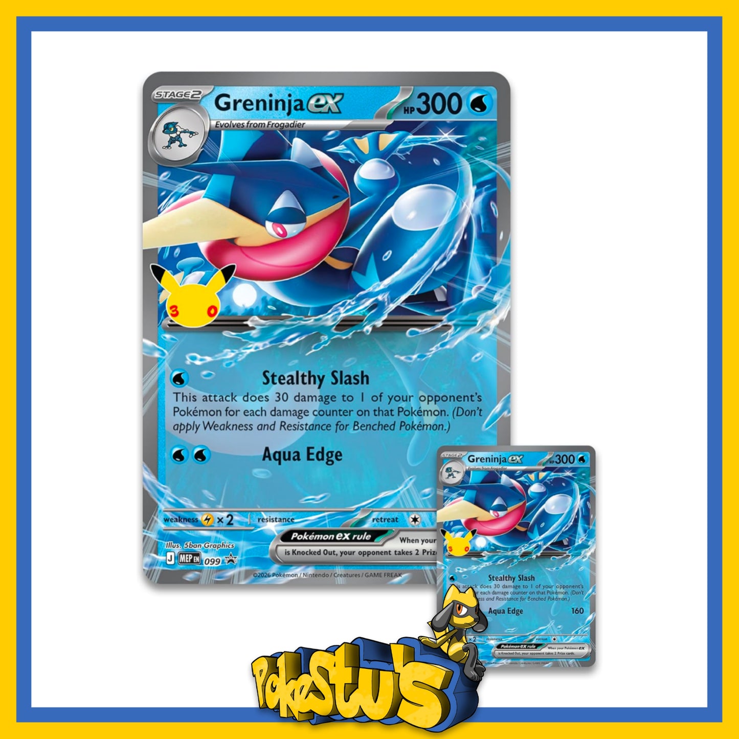 Pokémon TCG: 30th Celebration - Greninja ex Box