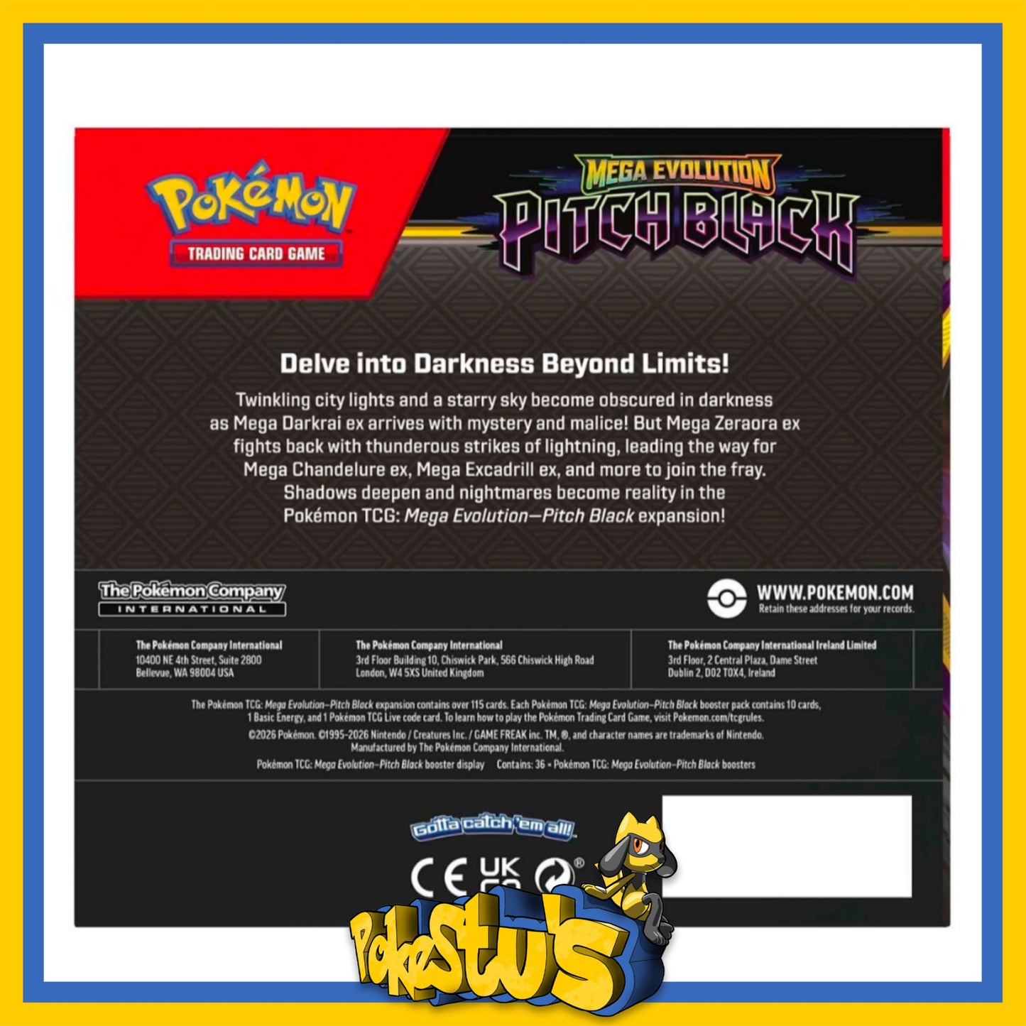 Pitch Black Booster Display Box - 36 Packs