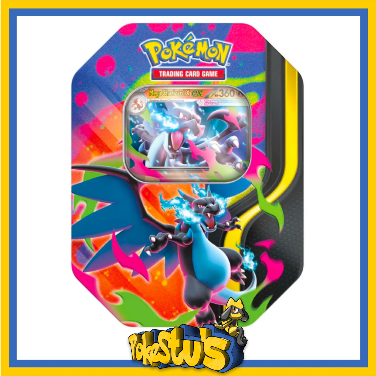 Mega Charizard X EX Tin