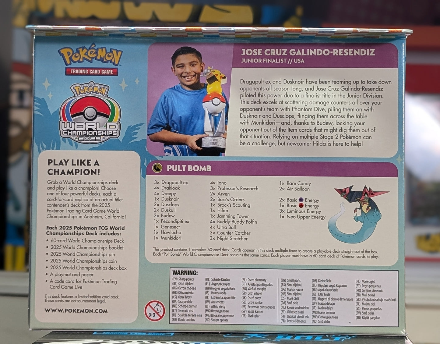 Pokémon World Championship Decks 2025 - Set of 4