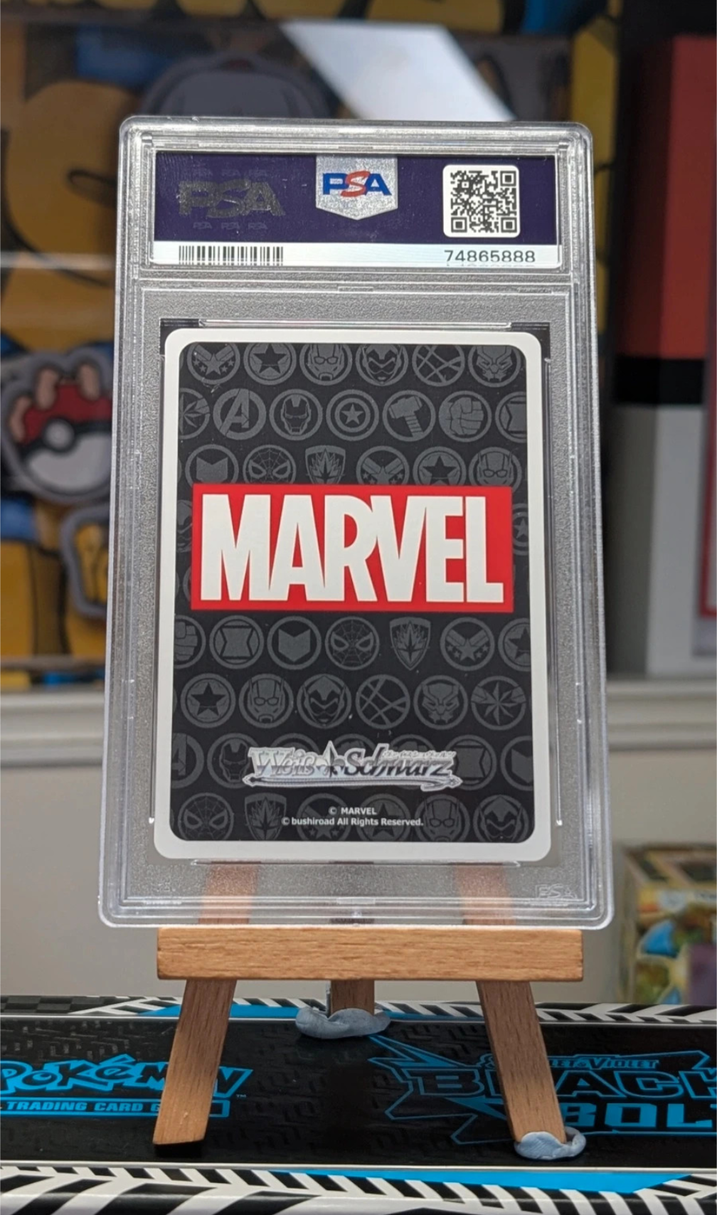 Hulk - MAR/S89-002A AVGR - Gold Stamp Foil - PSA 9