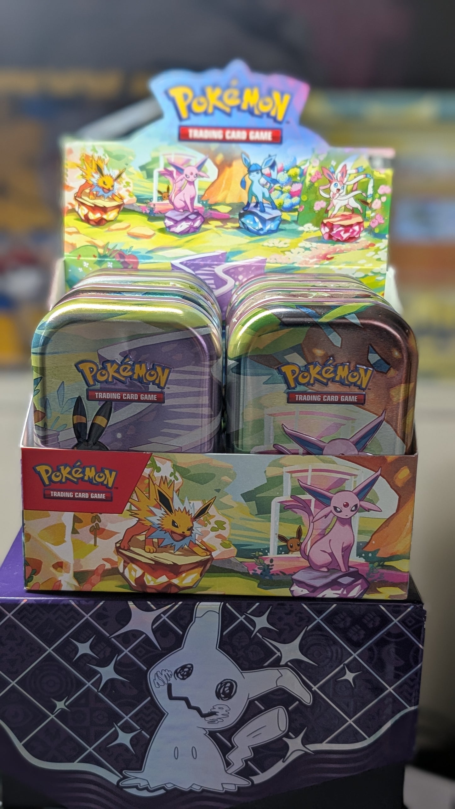Prismatic Evolutions Mini Tins - Empty Set Of 8