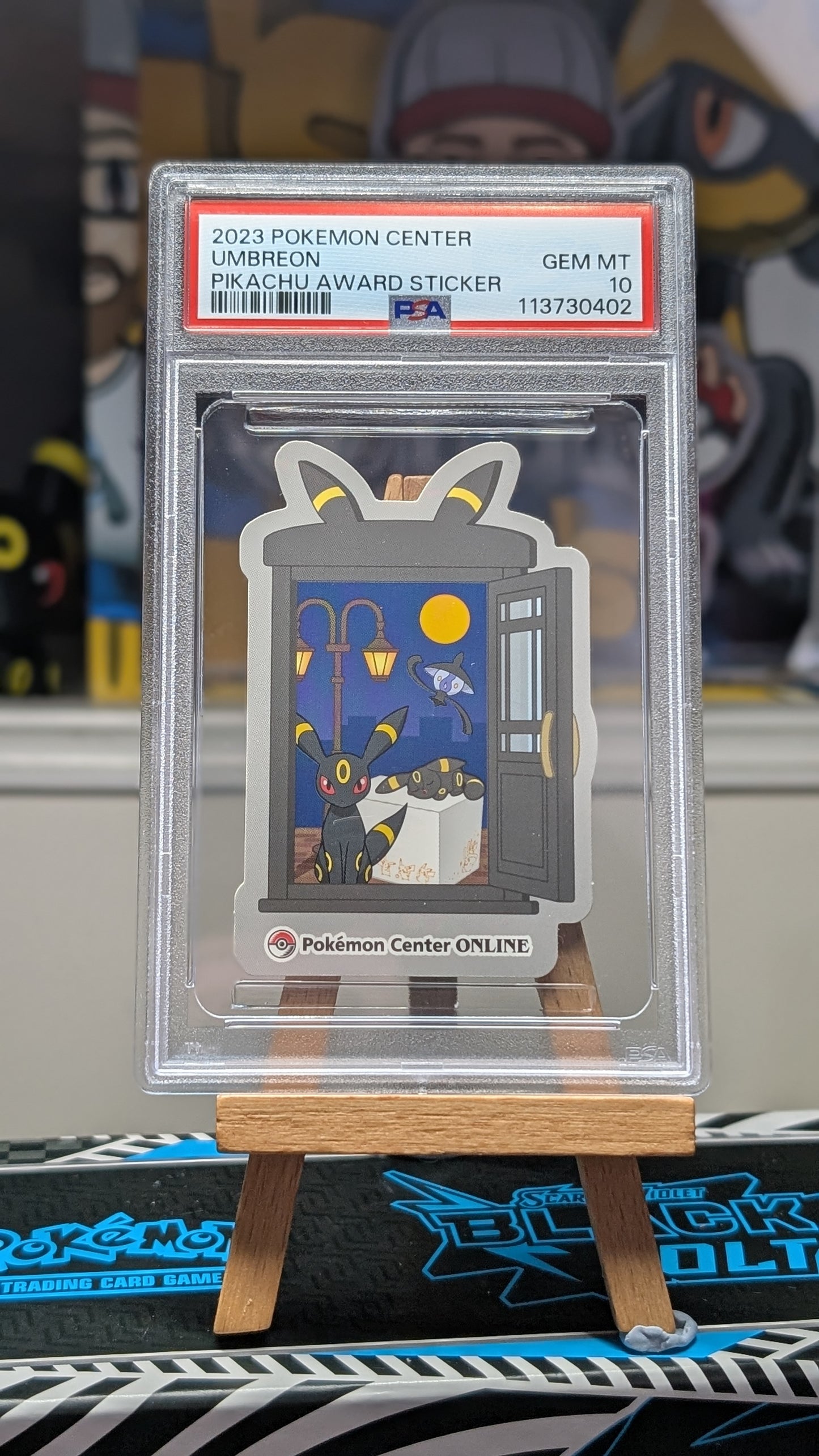 Umbreon - PSA 10 - 2023 Pikachu Award Centre Sticker -Japanese.